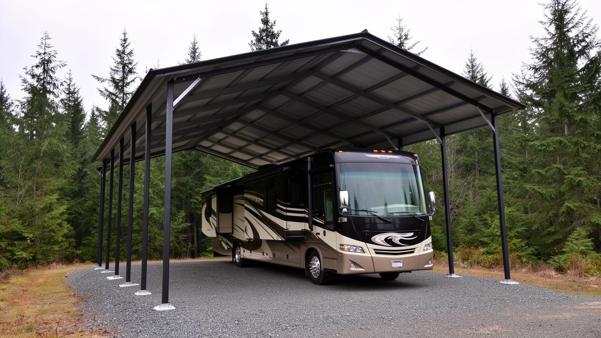 Timber Rv Cover RV Covers & Carports | England Industrial Construction
